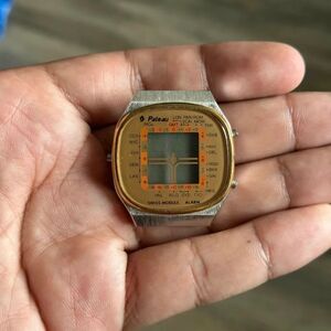 Vintage RARE Pateau LCD International City Watch